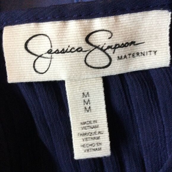 NWOT. Jessica Simpson Maternity Women’s Sz M Navy - Picture 8 of 11